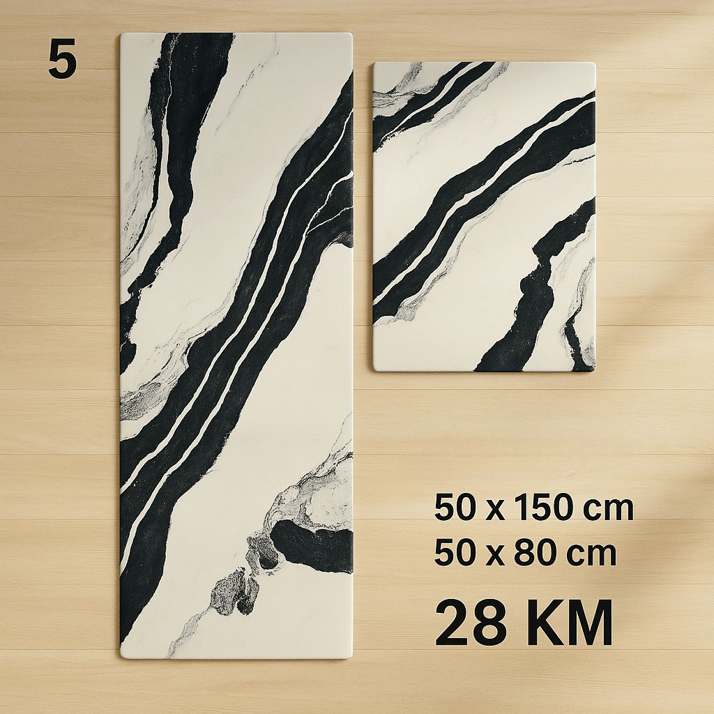 Marble Elegance Set dekorativnih prostirki