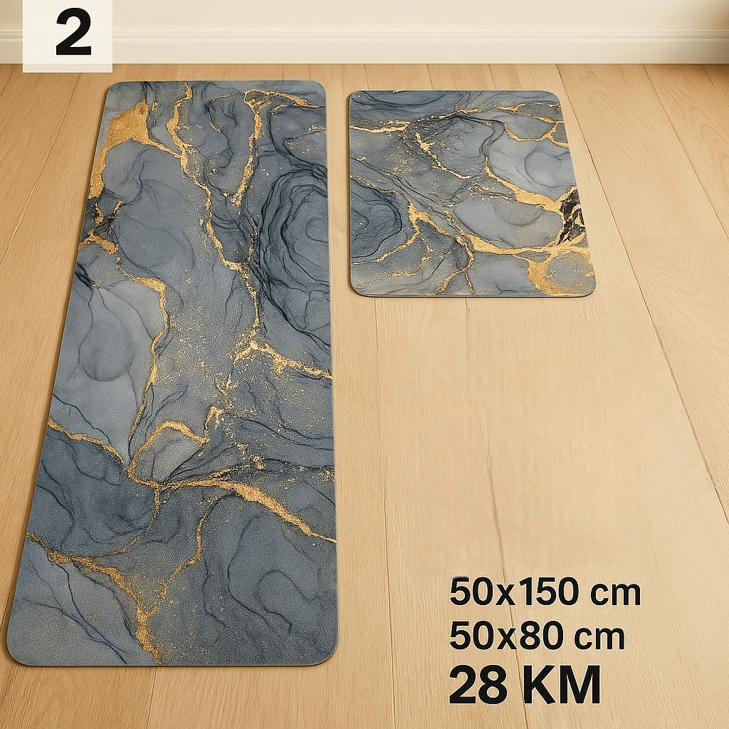 Marble Elegance Set dekorativnih prostirki