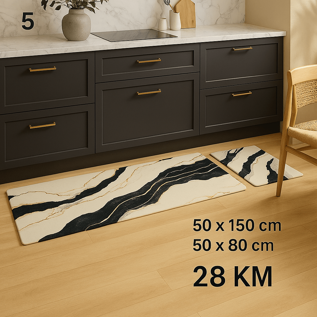 Marble Elegance Set dekorativnih prostirki