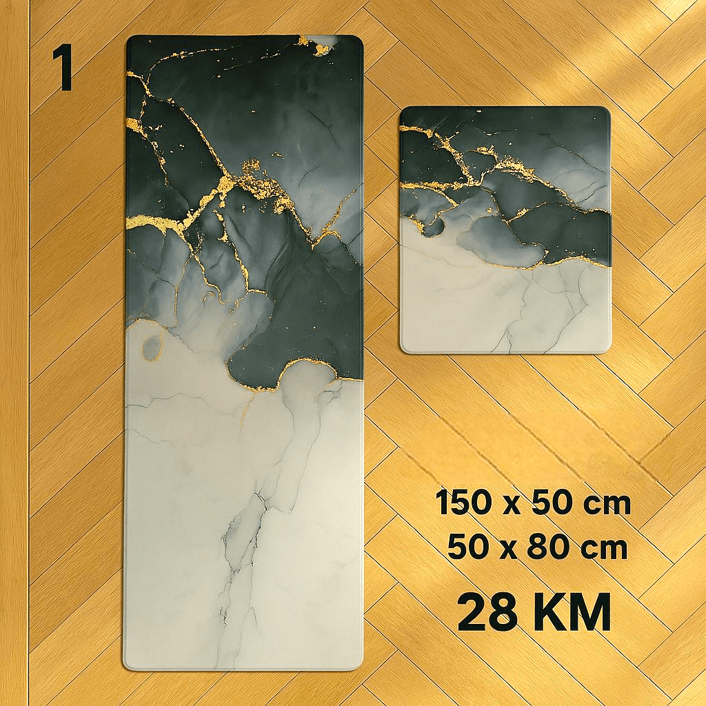 Marble Elegance Set dekorativnih prostirki