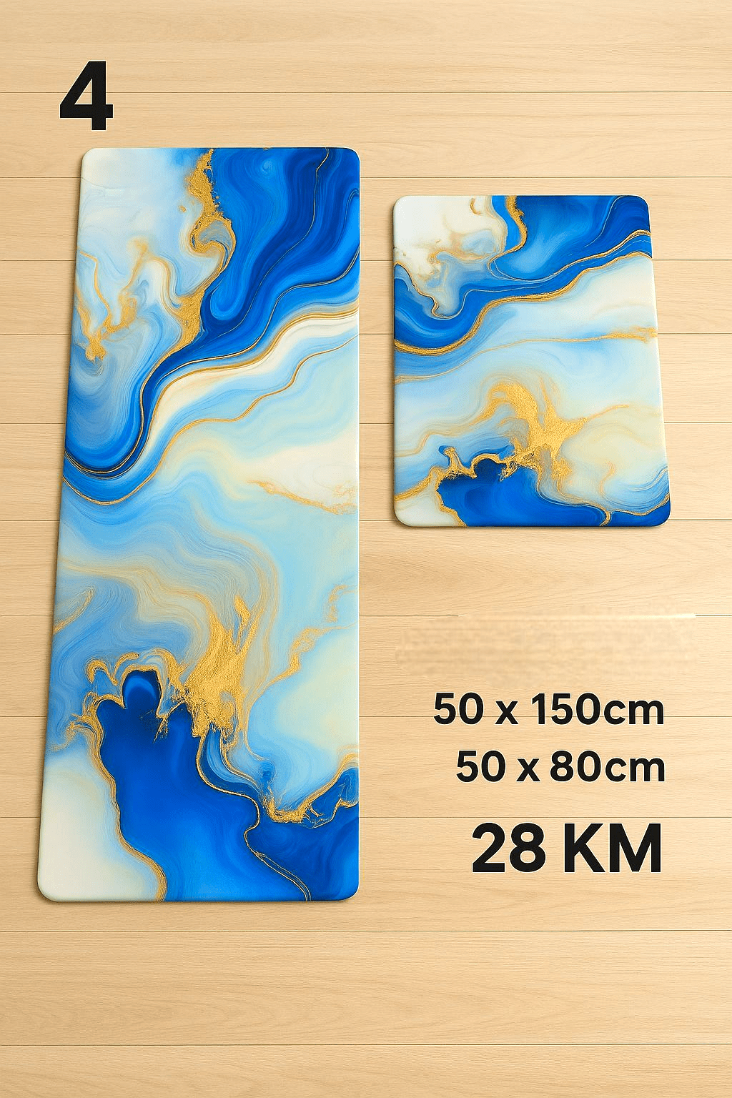 Marble Elegance Set dekorativnih prostirki