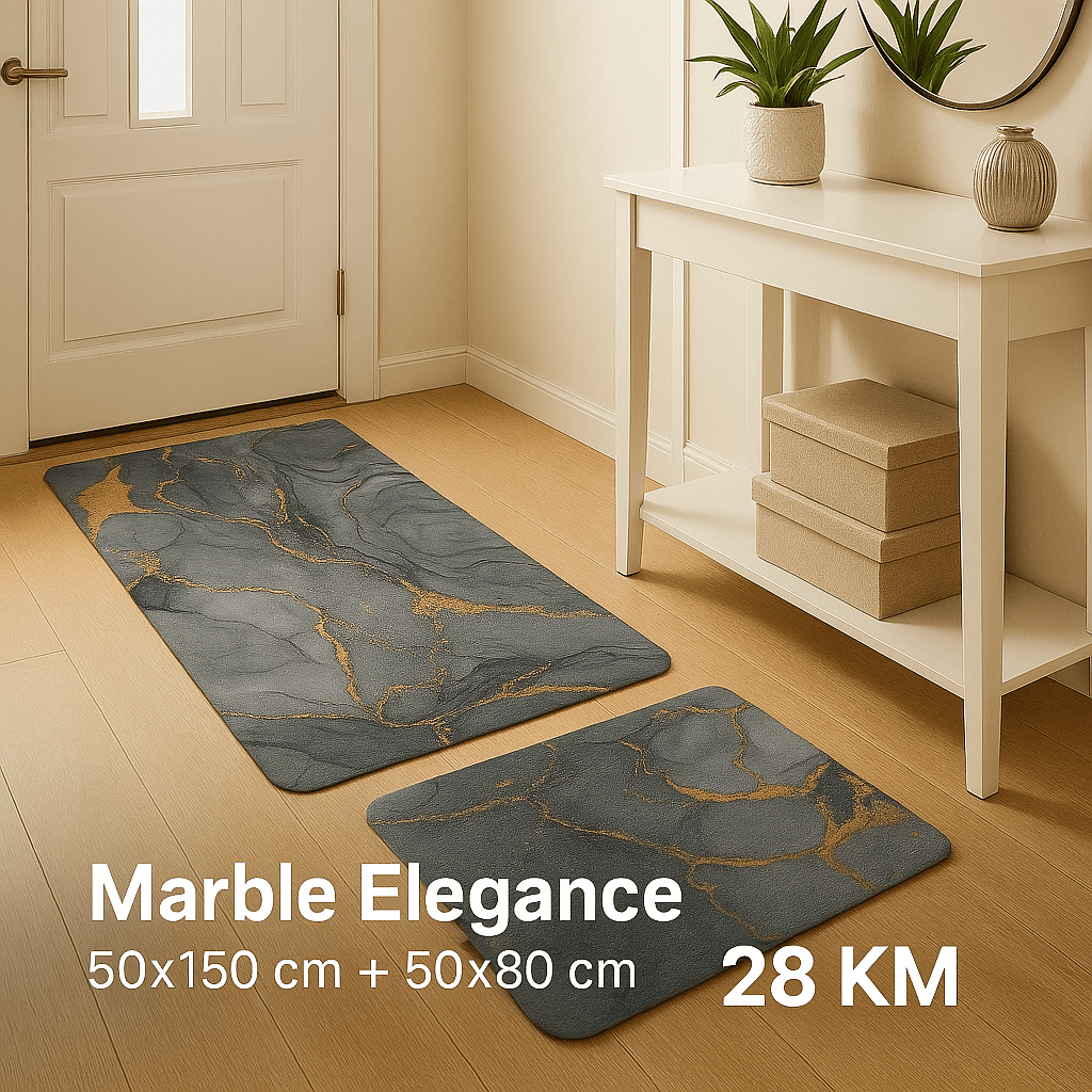 Marble Elegance Set dekorativnih prostirki