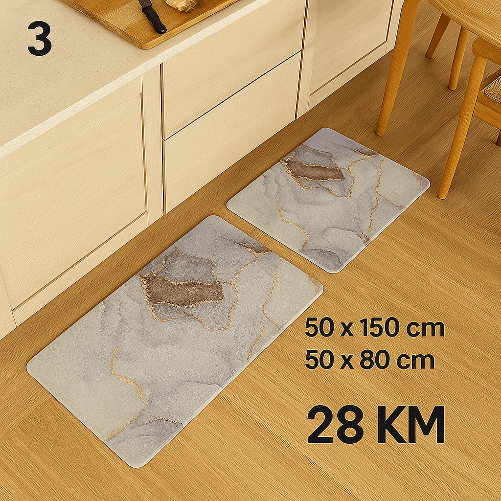 Marble Elegance Set dekorativnih prostirki