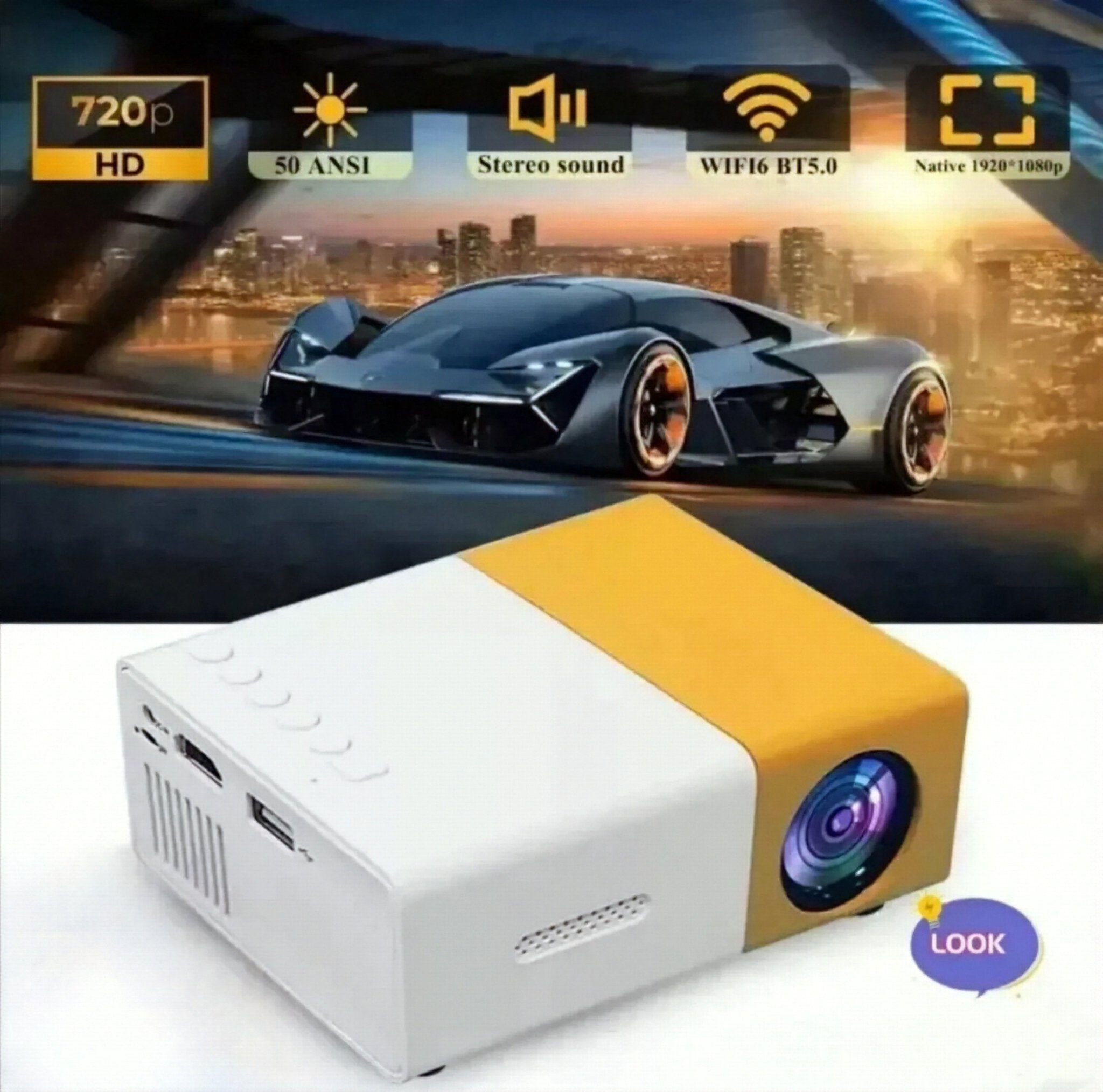 Mini Portabilni HD LED Projektor