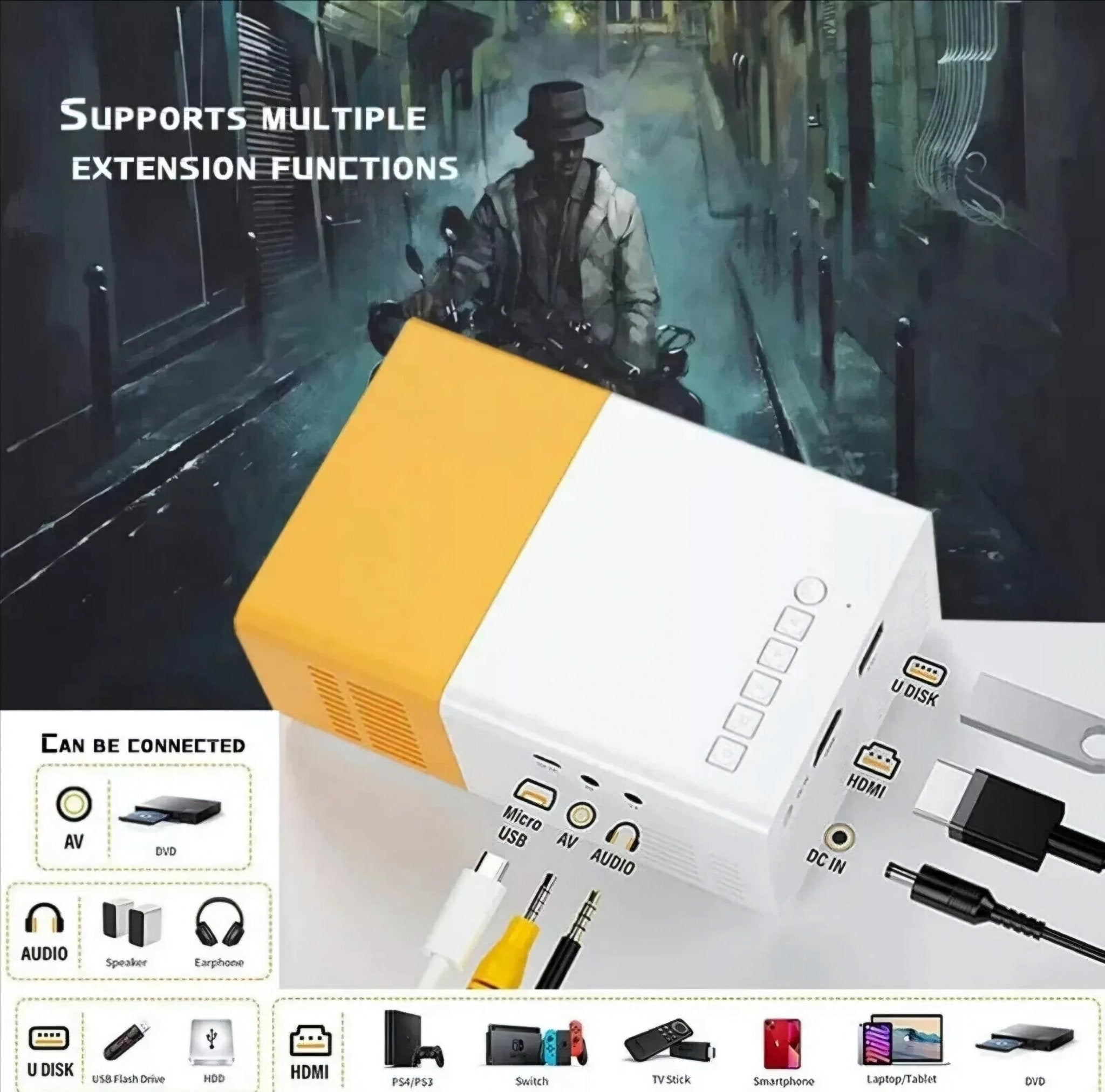 Mini Portabilni HD LED Projektor