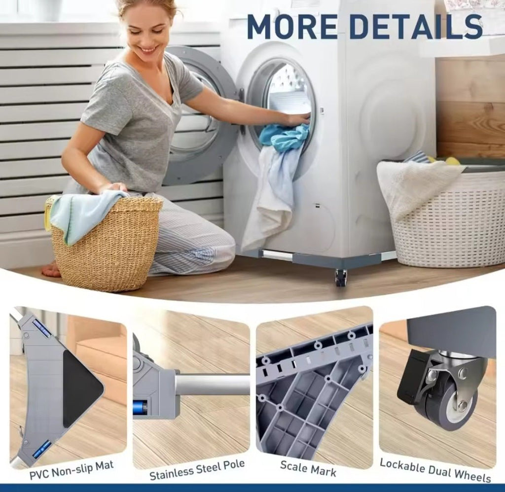 Multifunkcionalna Podesiva Baza za Veš Mašinu