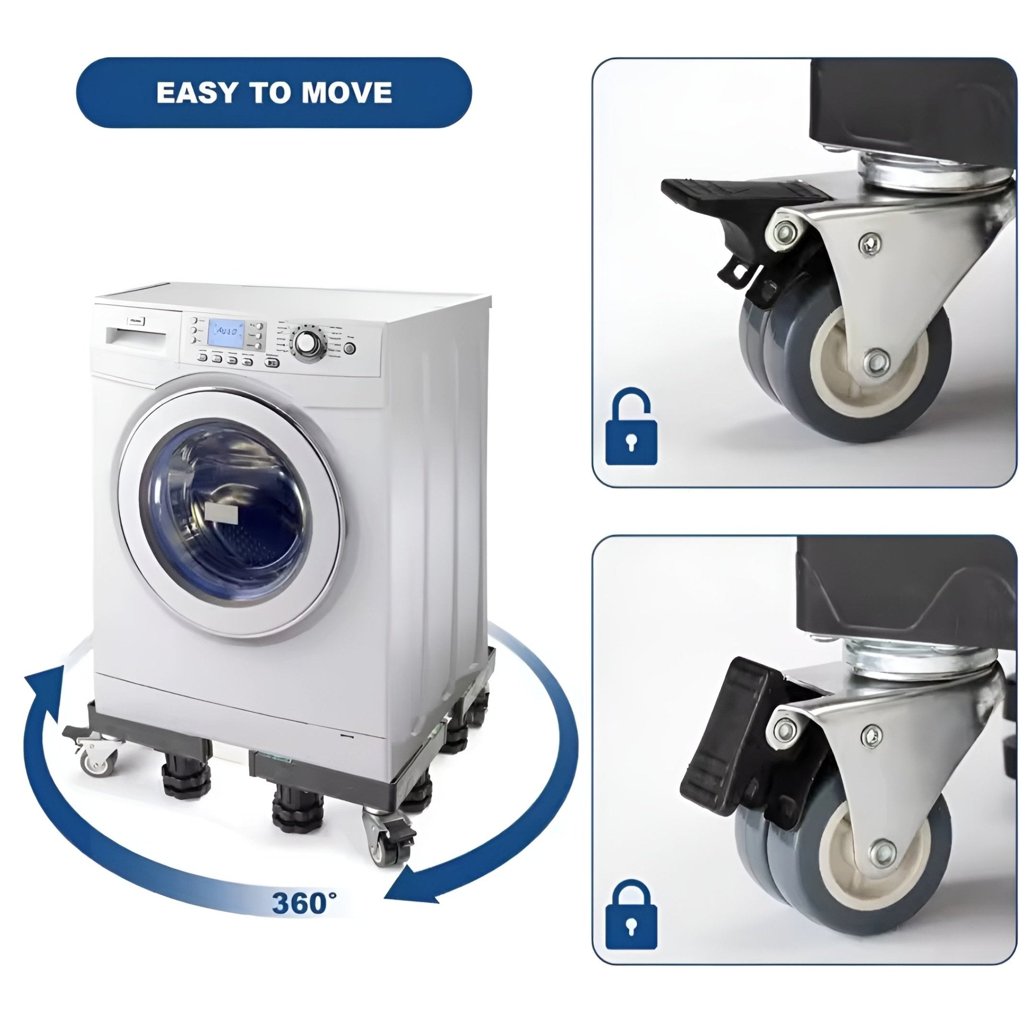 Multifunkcionalna Podesiva Baza za Veš Mašinu