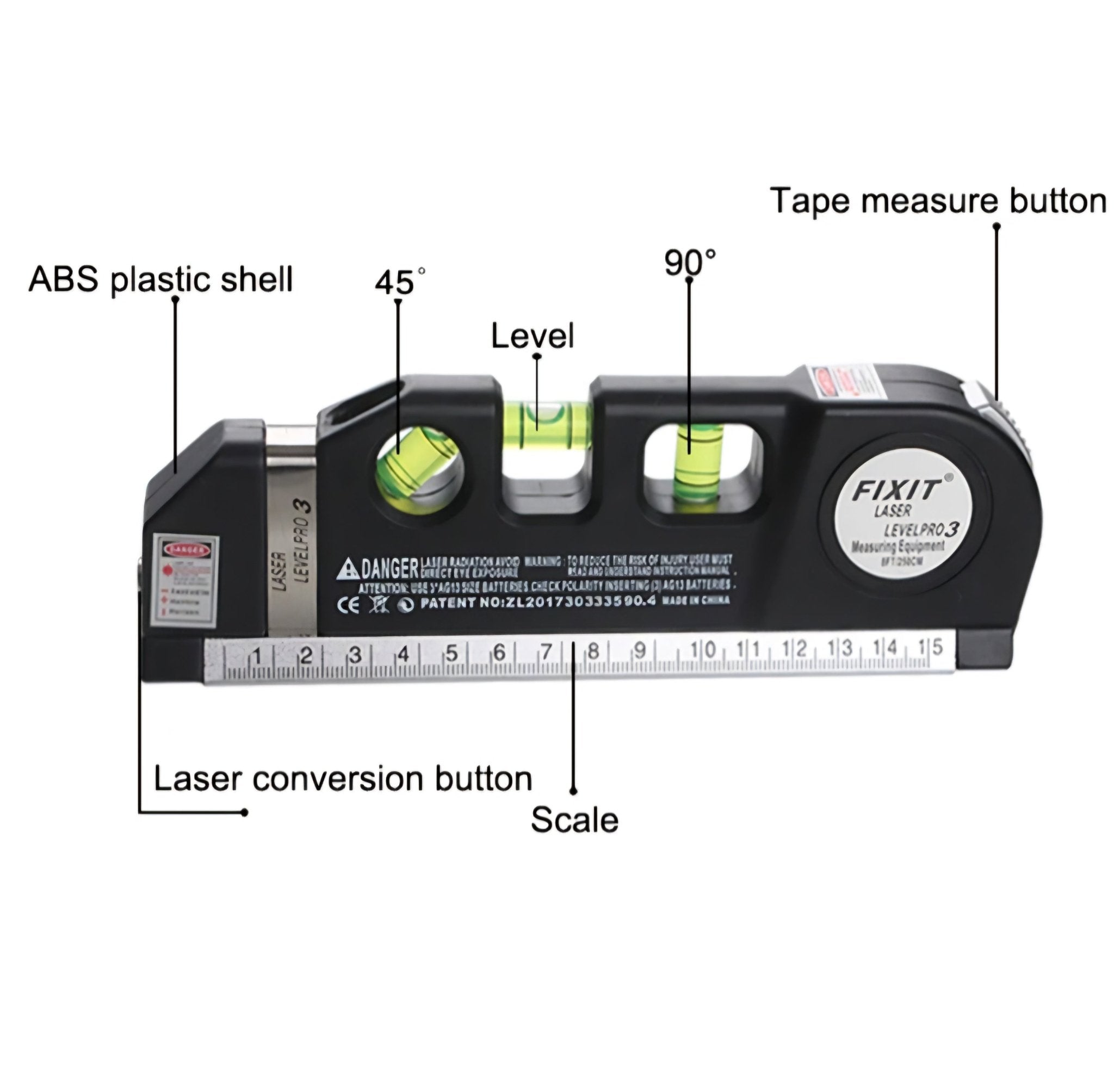 Multifunkcionalni Laser LevelPro 3