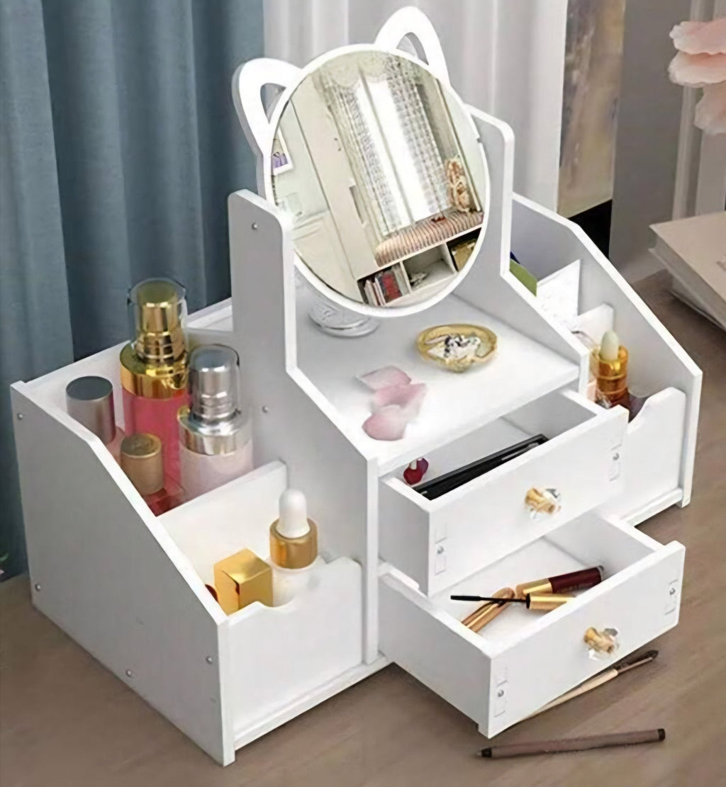 Organizer za šminku sa ogledalom