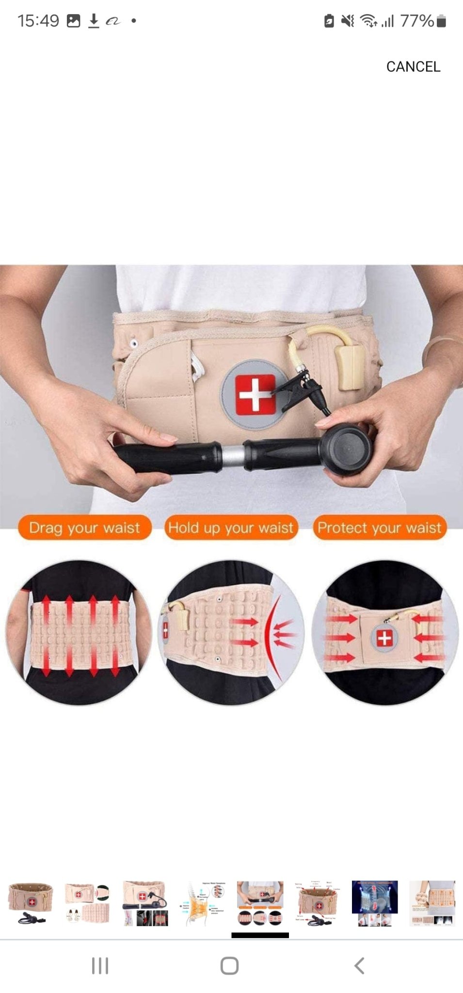 Ortopedski Pojas za Kičmu