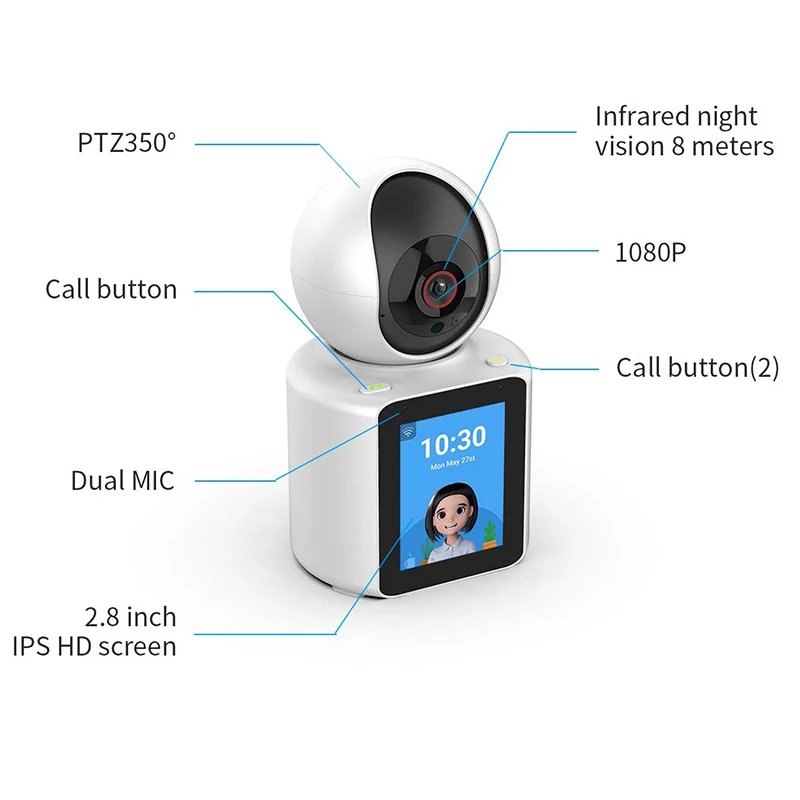 Pametna WiFi Video Kamera sa Interfonom