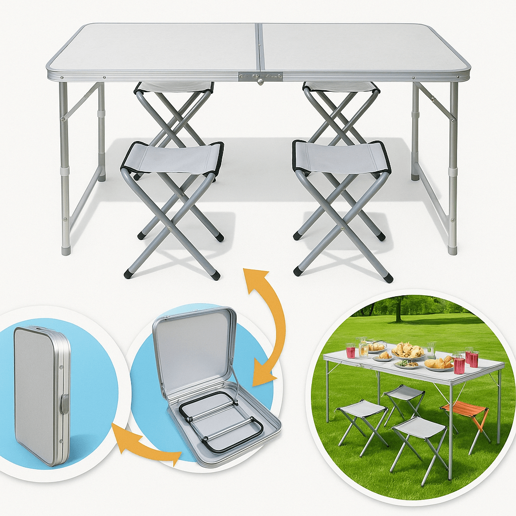 Piknik Set (Stol+4 Stolice)