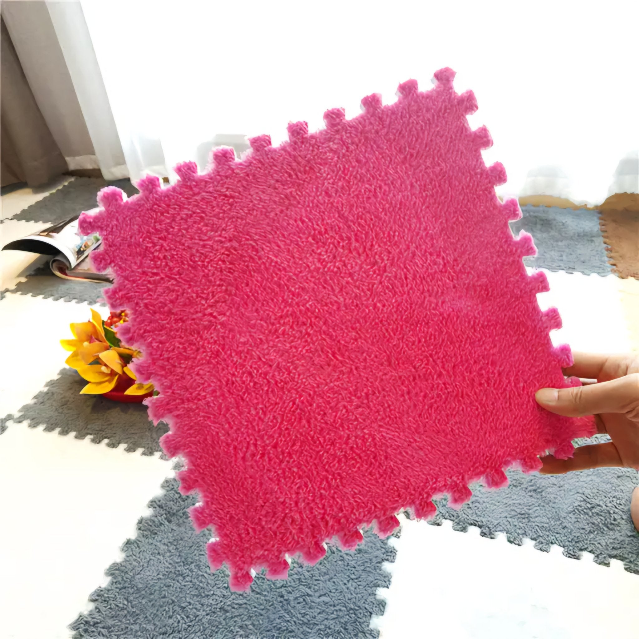 Plush Puzzle Podne Obloge - Set od 10