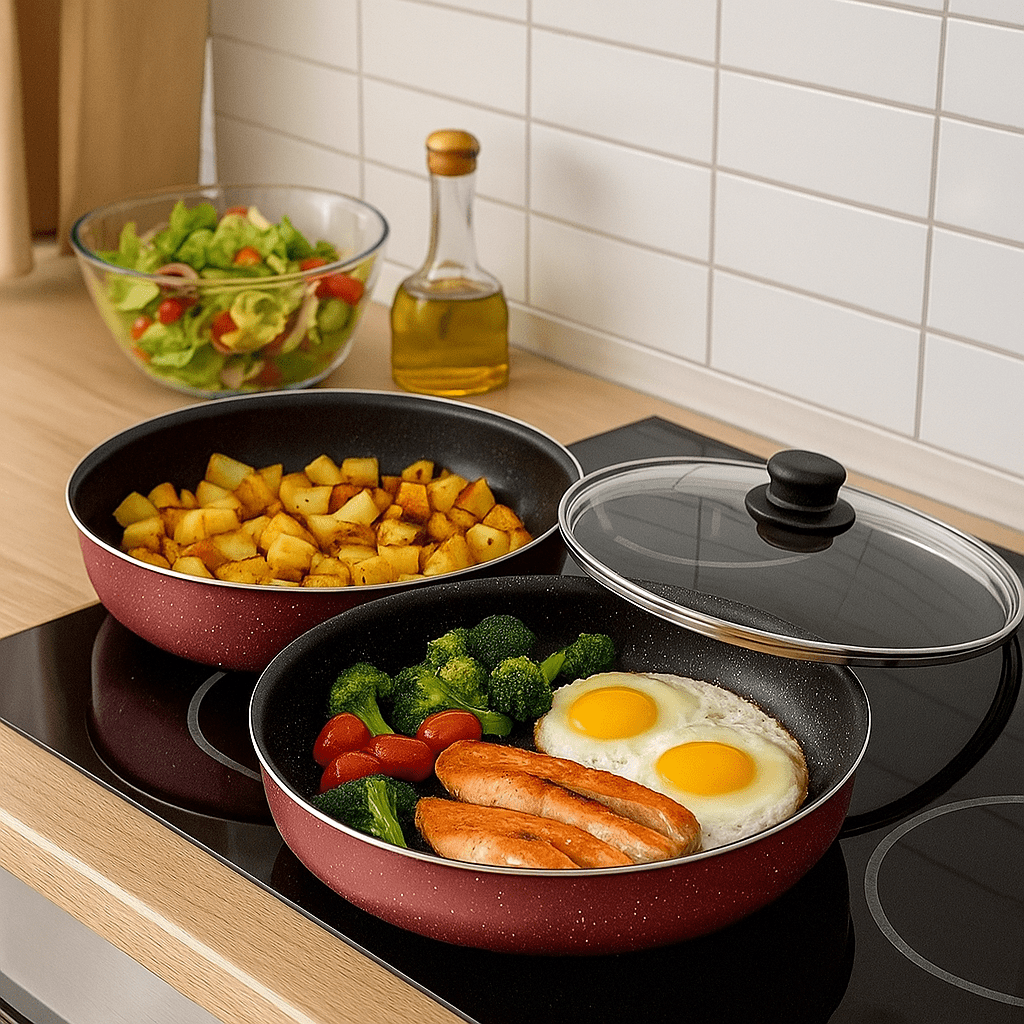 Premium Set od 3 Granitne Tepsije