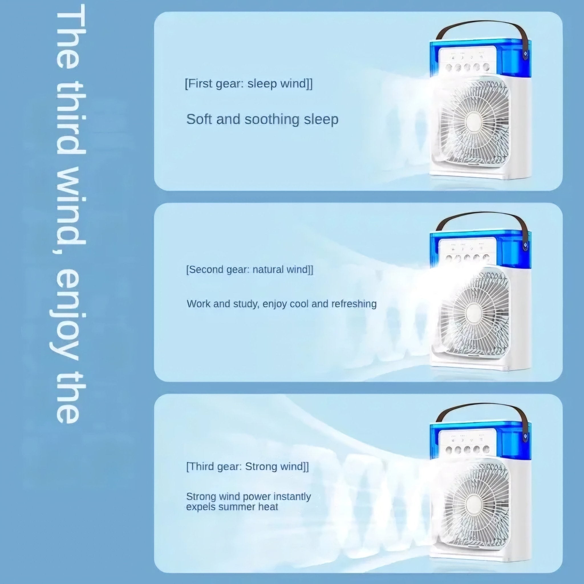 Prijenosni Mali Klima Uređaj Ventilator