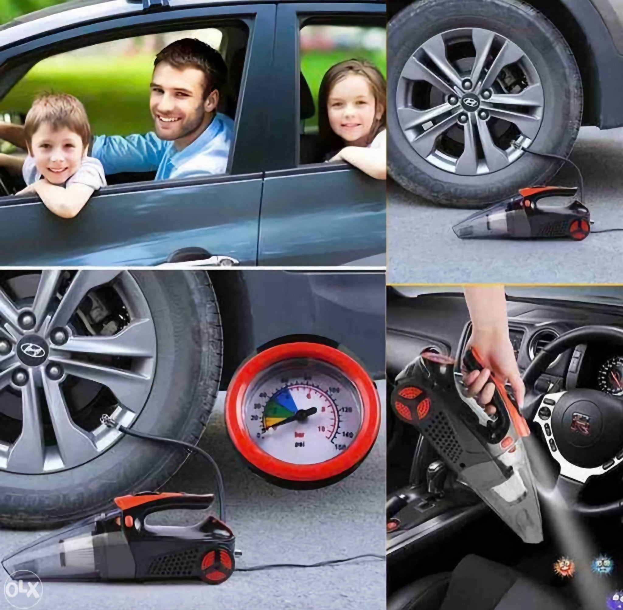 Priručni Multifunkcionalni Auto Usisivač 4 u 1