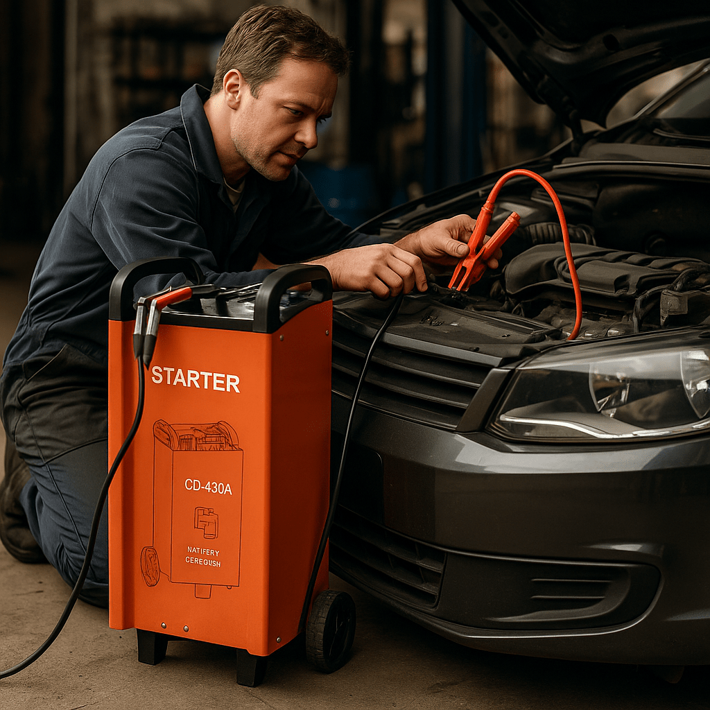 Profesionalni Punjač Akumulatora i Starter Vozila 12V/24V