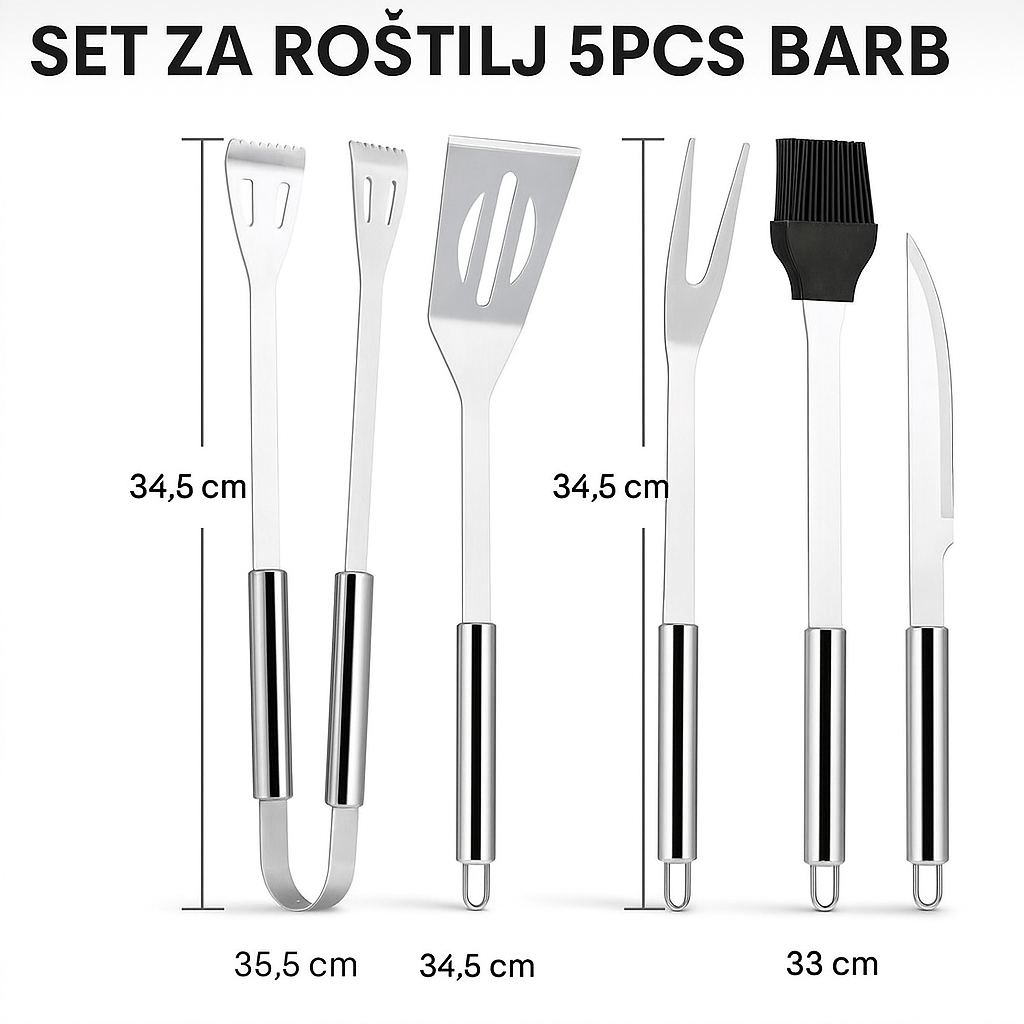 Profesionalni Set za Roštilj