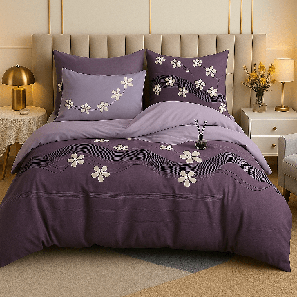 Purple Serenity Posteljina 4u1 (200 x 220 cm)
