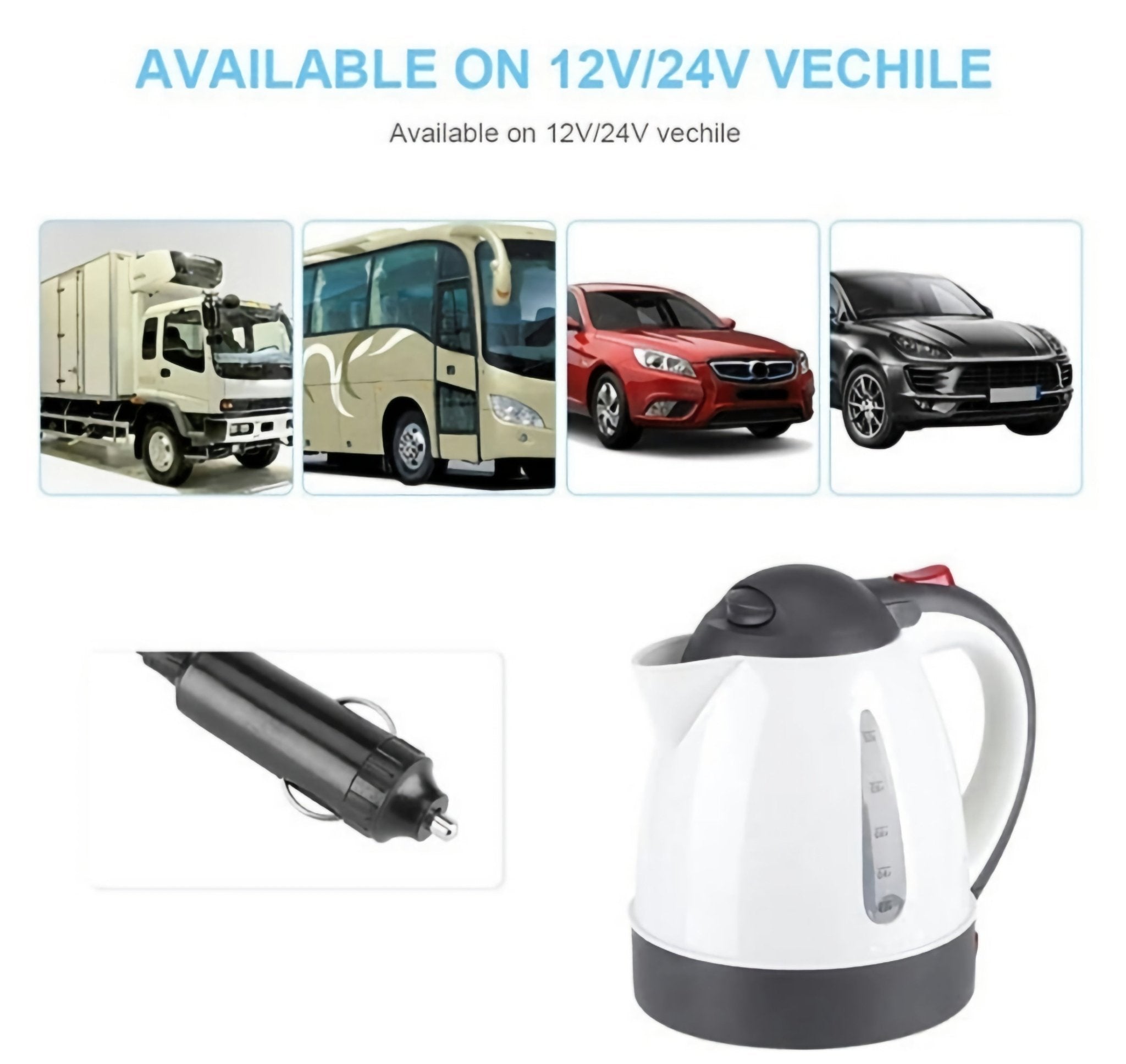Putno Kuhalo za Vodu 12V/24V
