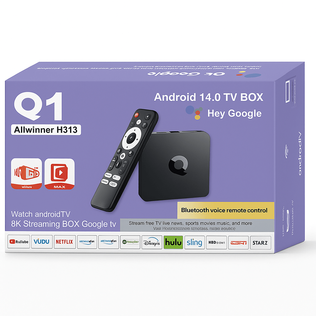 Q1 Android 14.0 TV BOX