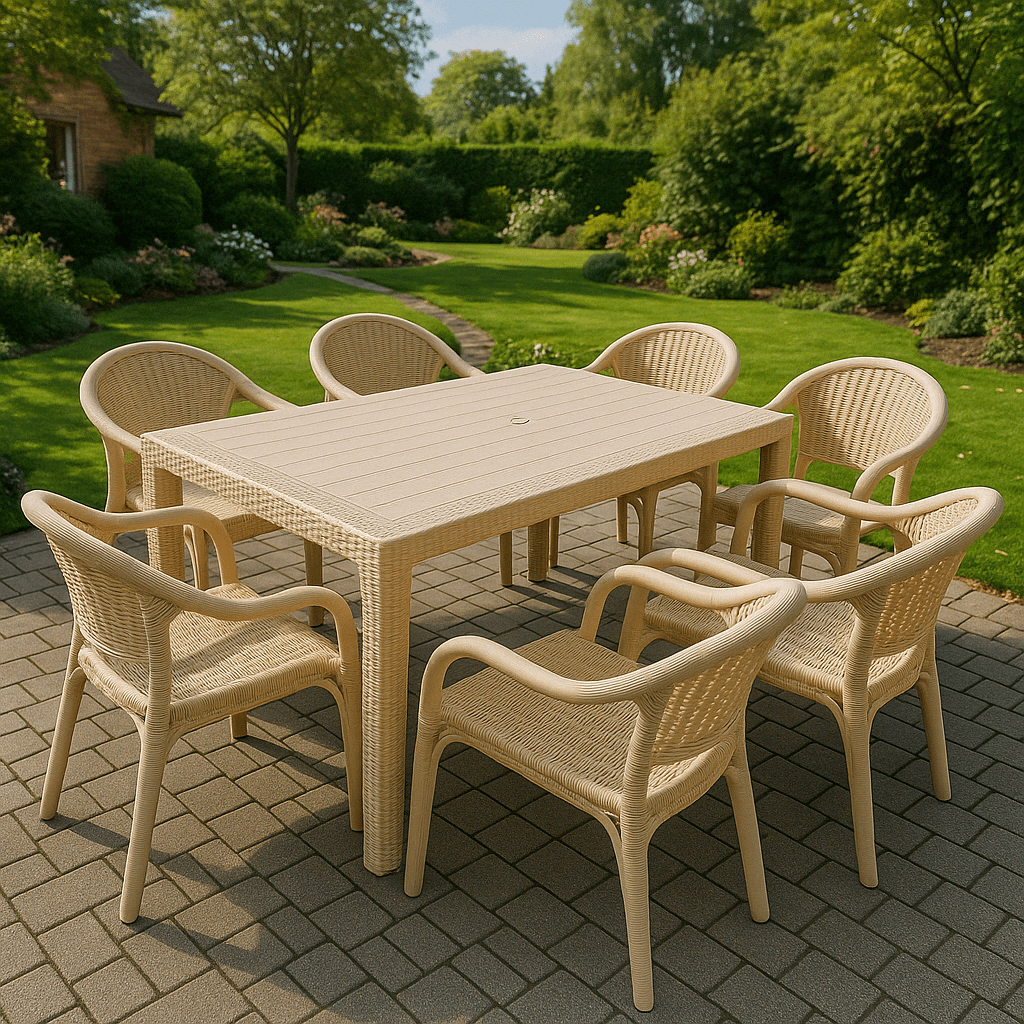 Ratan Vrtni Stol 120 x 70 cm