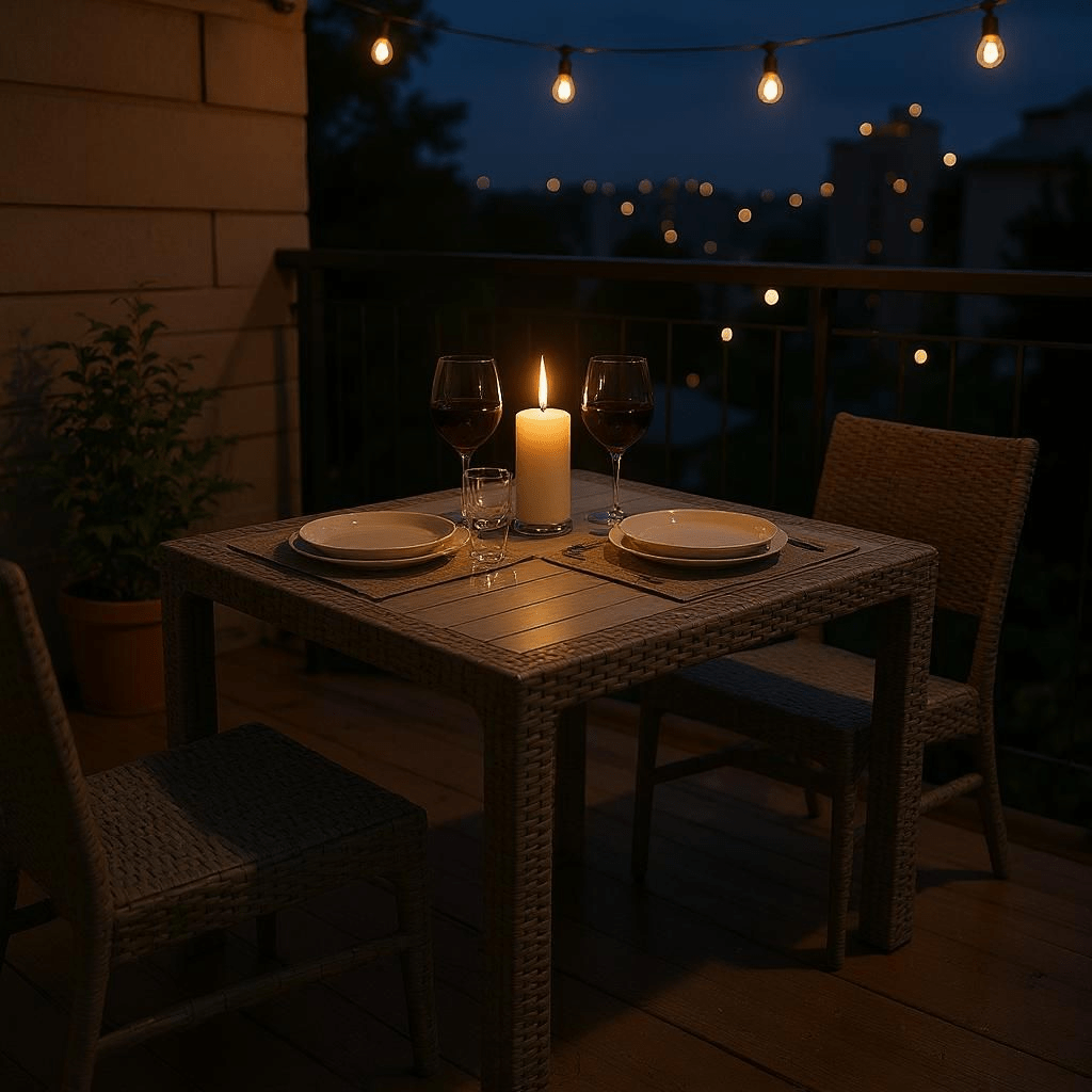 Ratan Vrtni Stol za 4 osobe