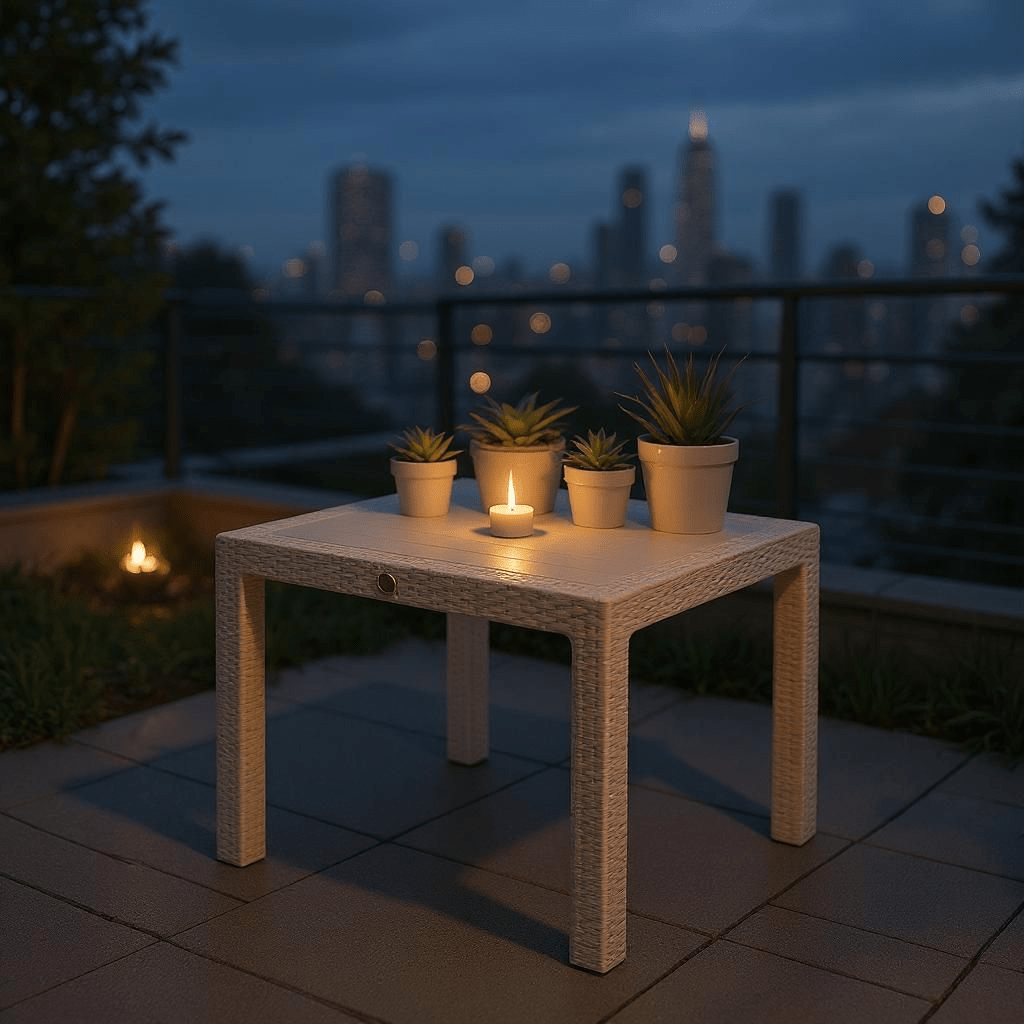 Ratan Vrtni Stol za 4 osobe