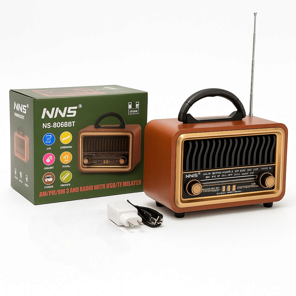 Retro Bluetooth Radio 3-u-1