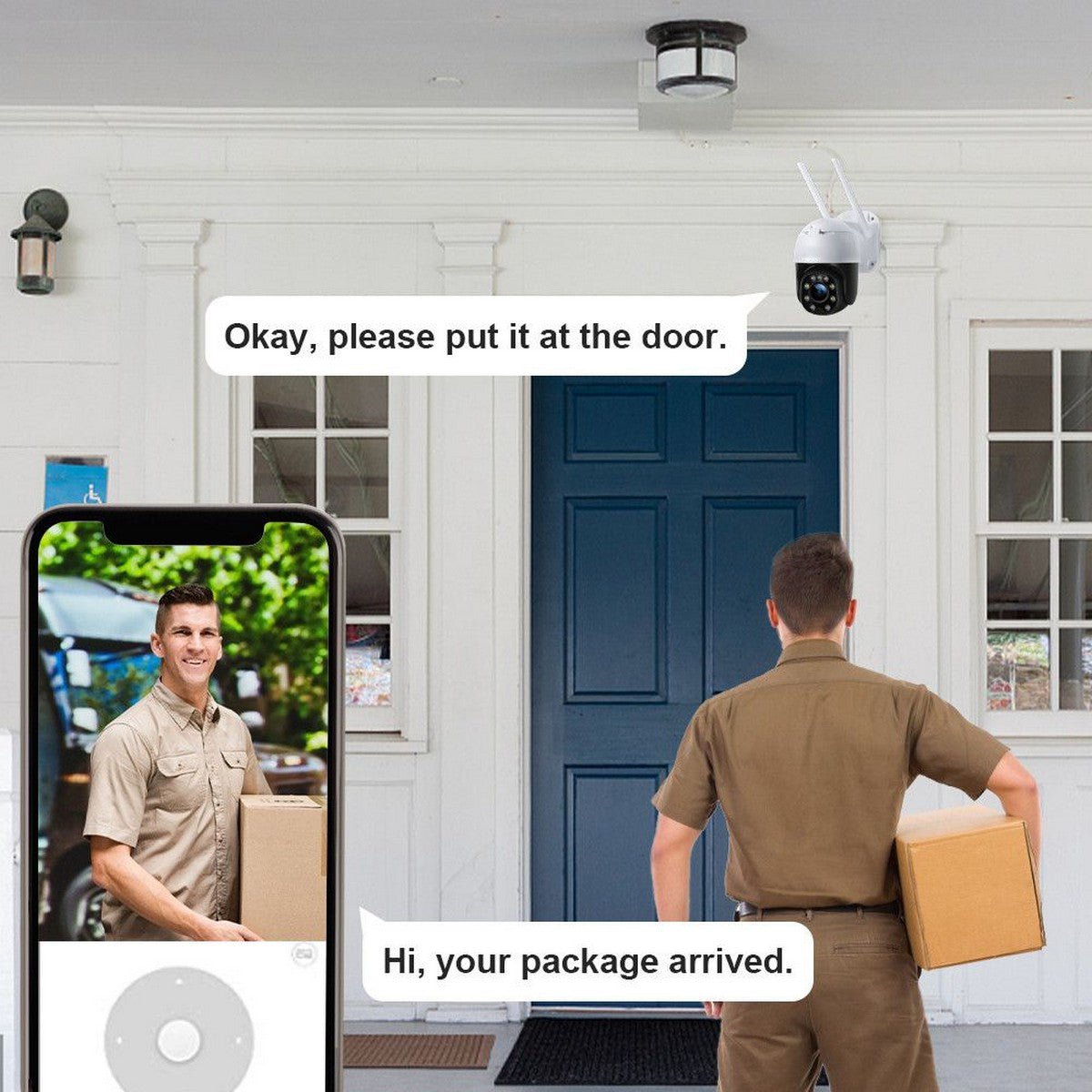 Rotirajuća sigurnosna IP Kamera