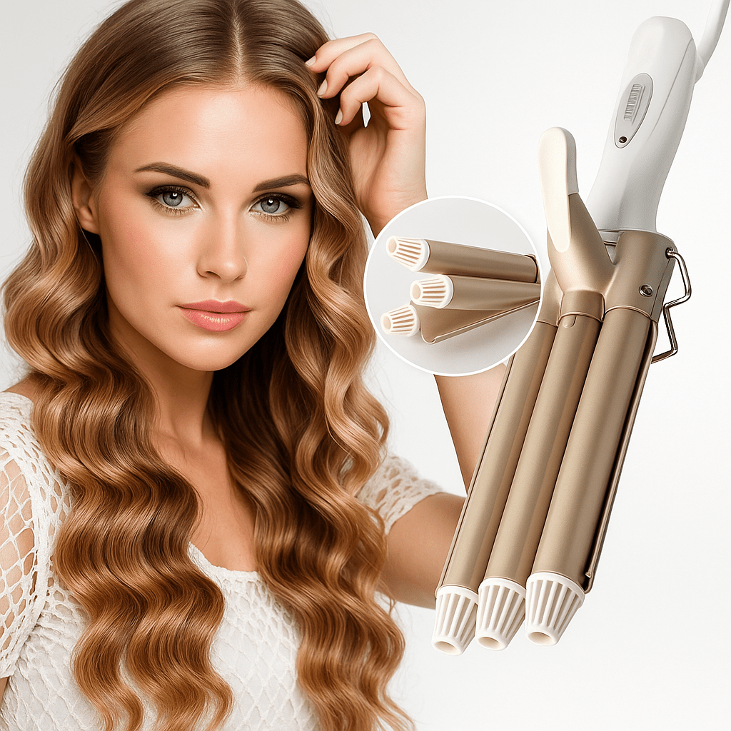 ROZIA Profesionalni Trostruki Uvijač za Kosu