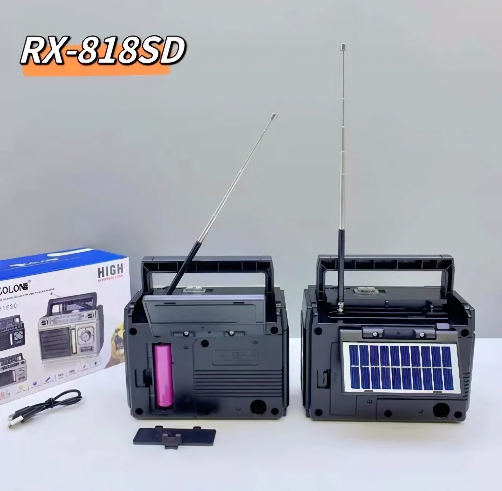 RX-818SD Solarni Prijenosni Radio
