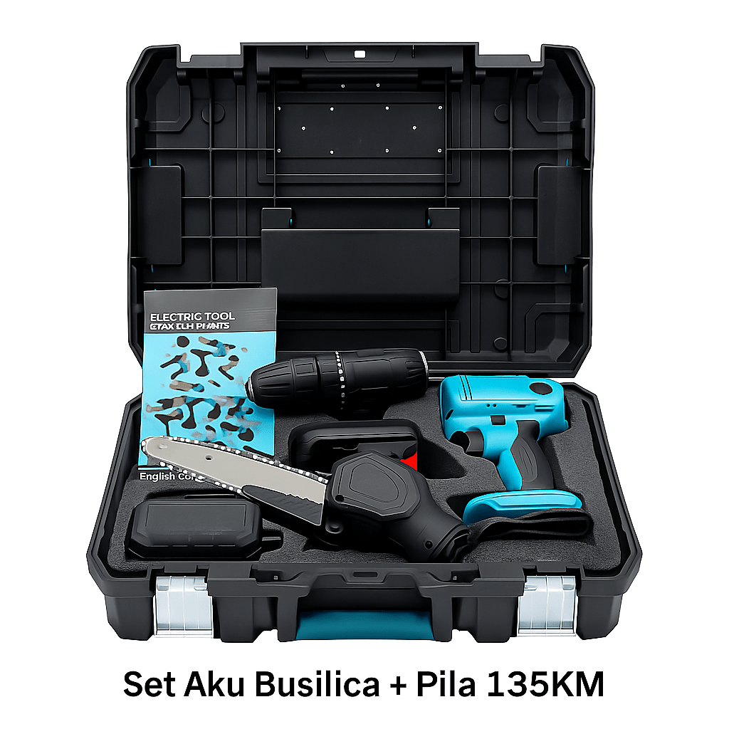 Set Aku Bušilica + Lančana Pila
