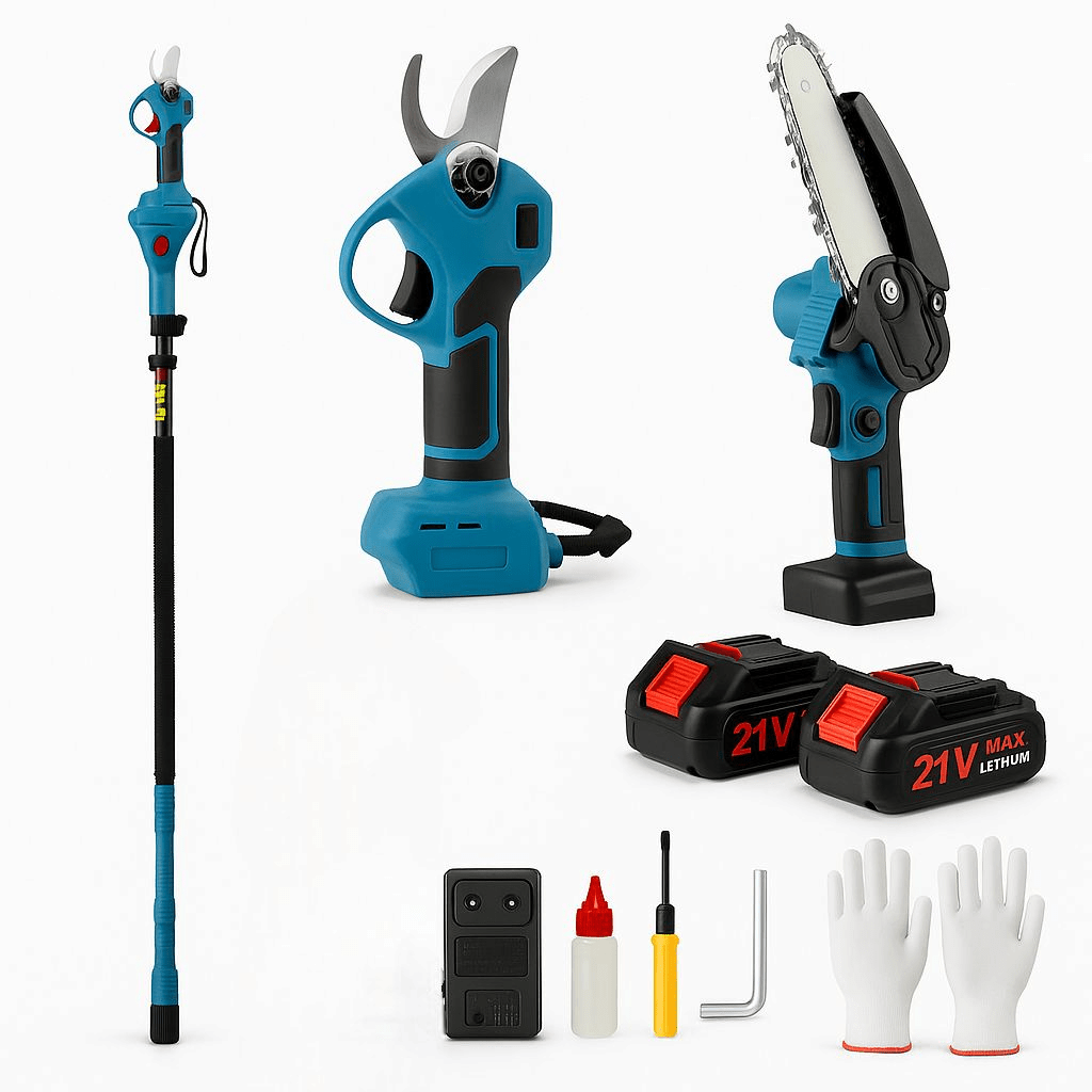 Set alata Aku pila+Aku makaze+Teleskopski Štap