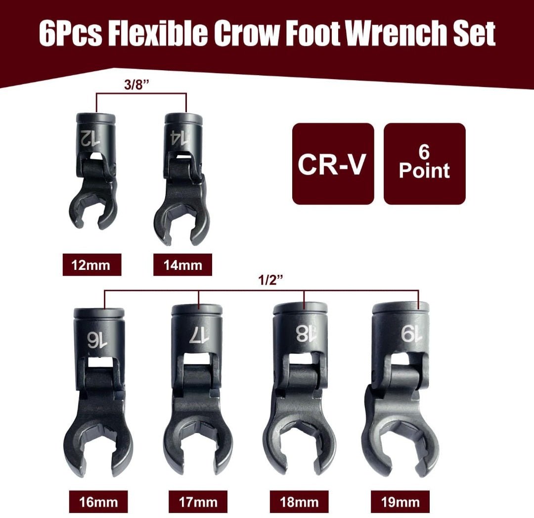 Set Fleksibilnih Ključeva "Crow Foot"