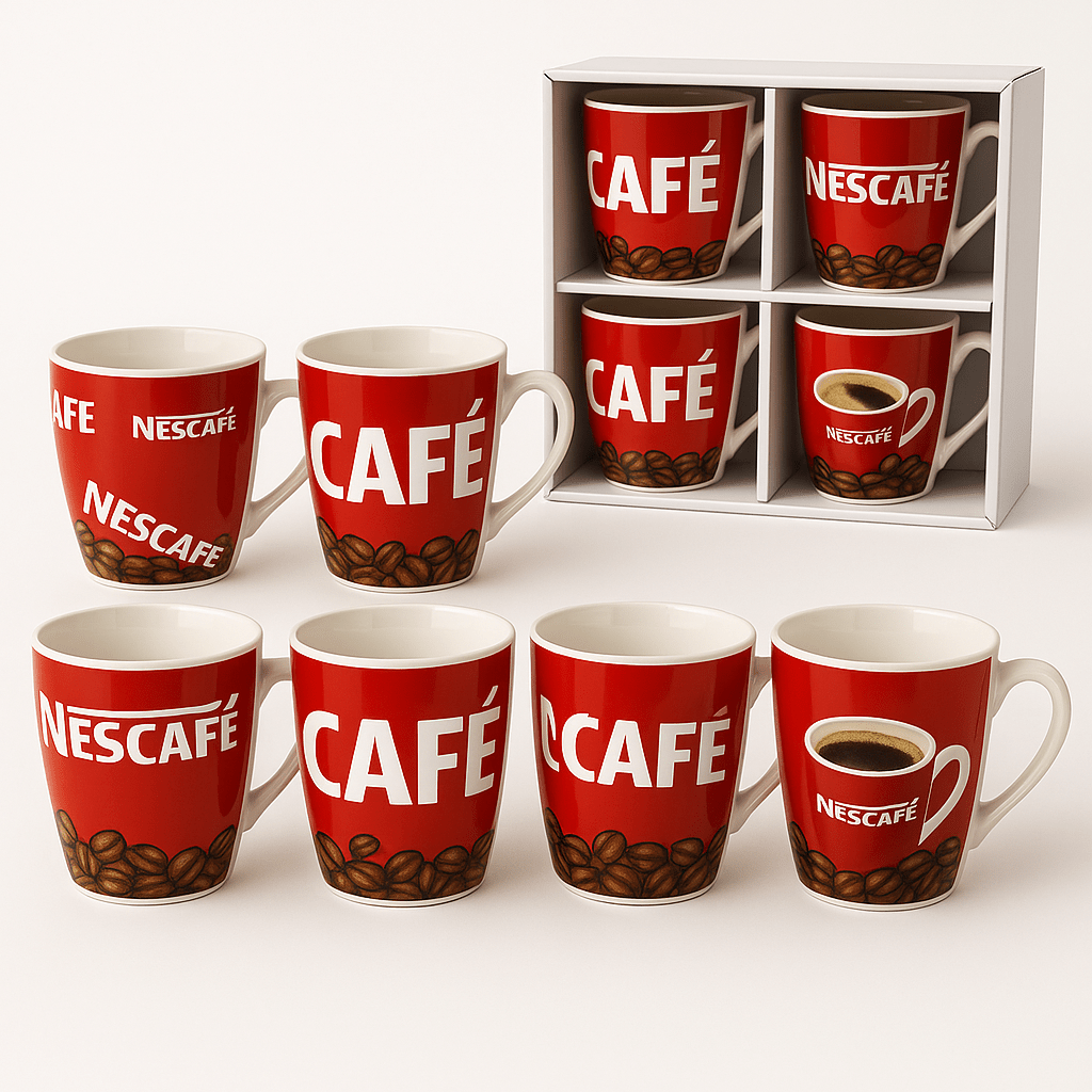 Set od 6 CAFE šalica
