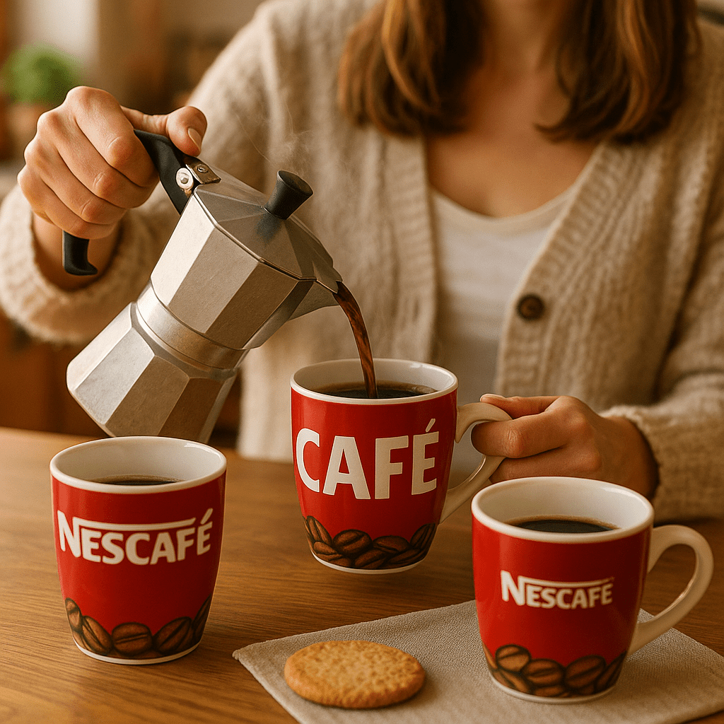 Set od 6 CAFE šalica
