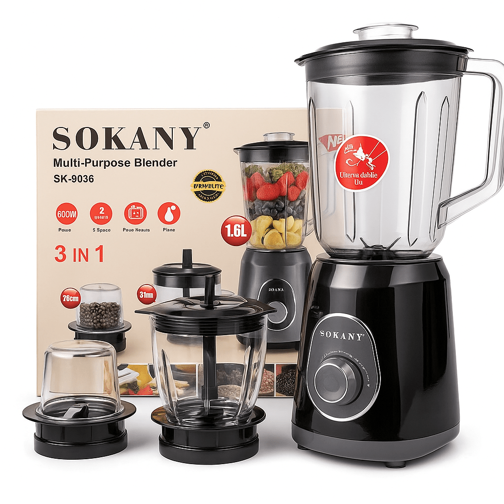 Sokany 3-u-1 Višenamjenski Blender