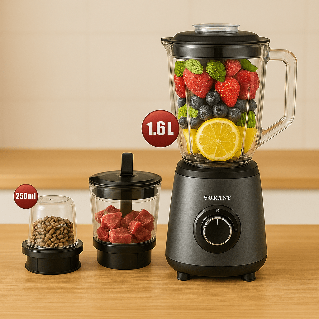 Sokany 3‑u‑1 višenamjenski blender