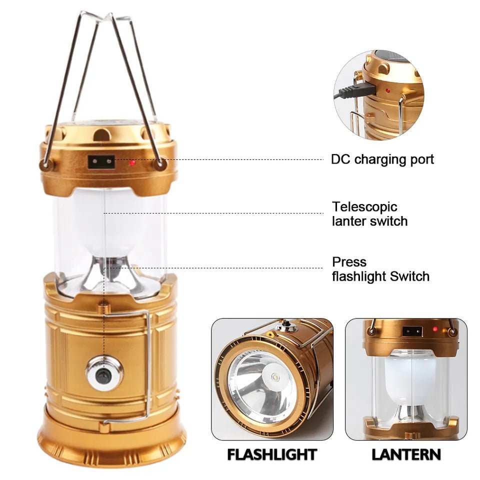 Solarna Lampa za kampiranje