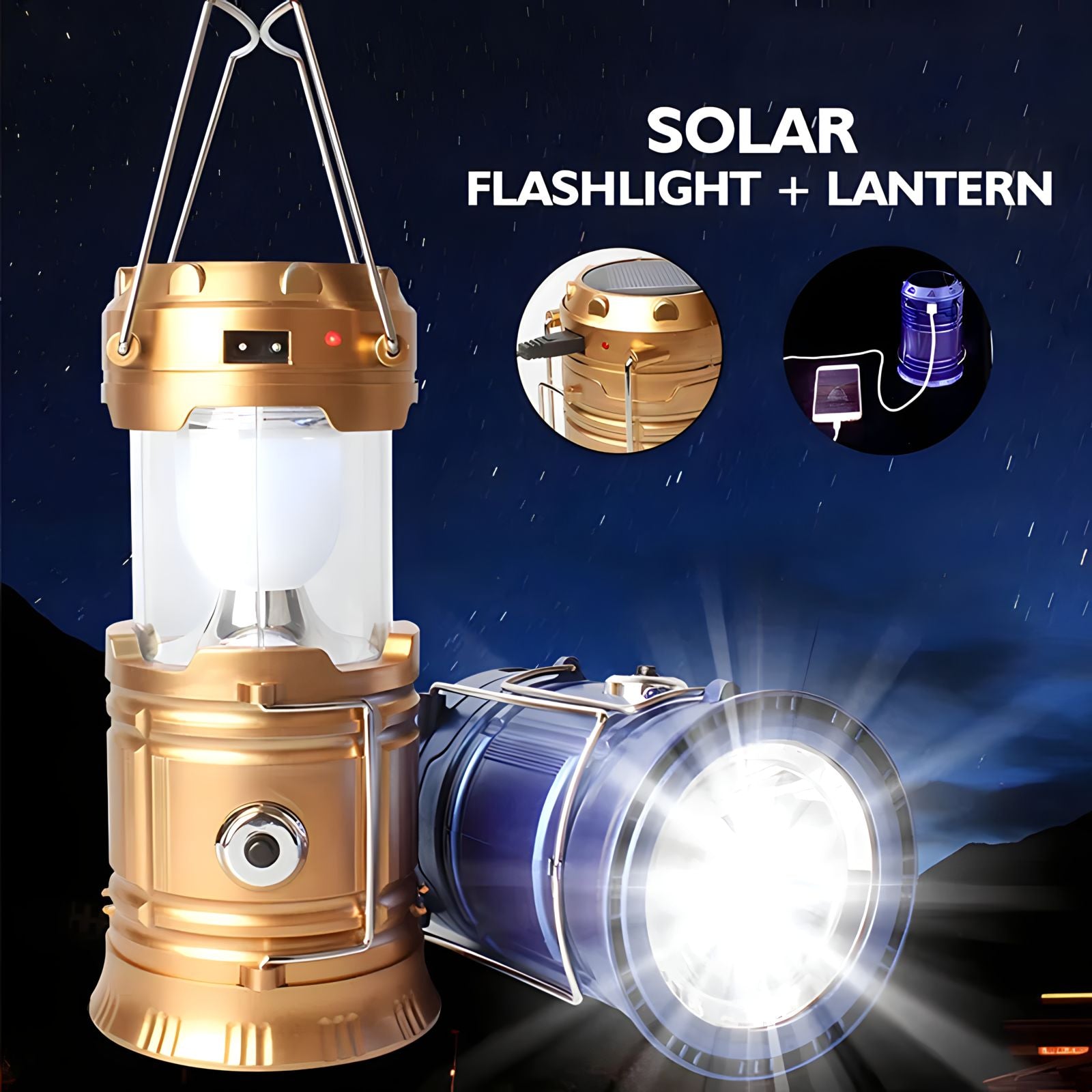 Solarna Lampa za kampiranje