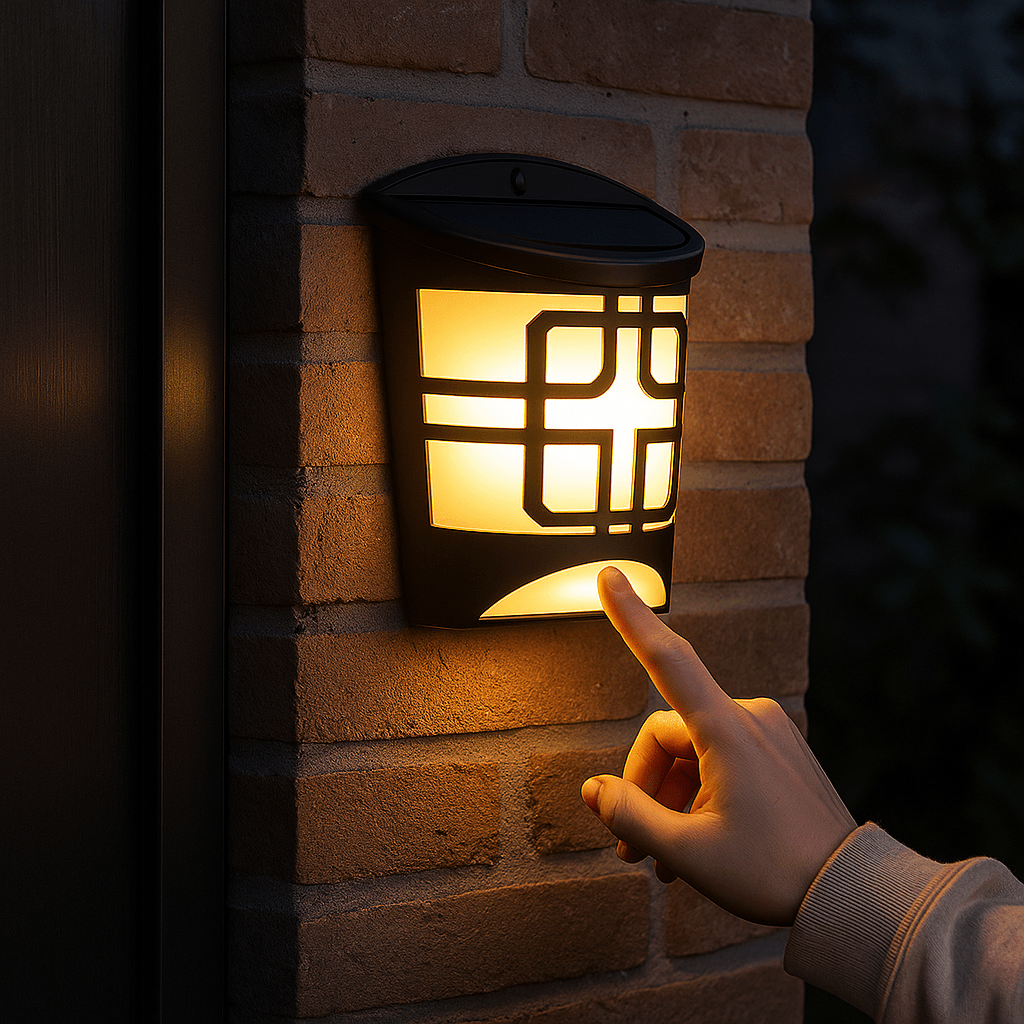 Solarna LED zidna lampa sa senzorom pokreta