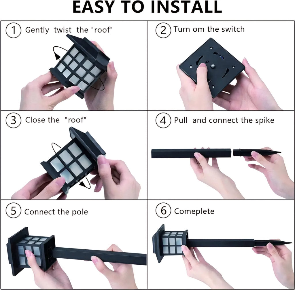 Solarne LED lampe za vrt (6.kom)