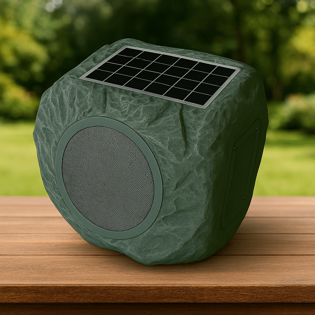 Solarni Bluetooth zvučnik u obliku kamena