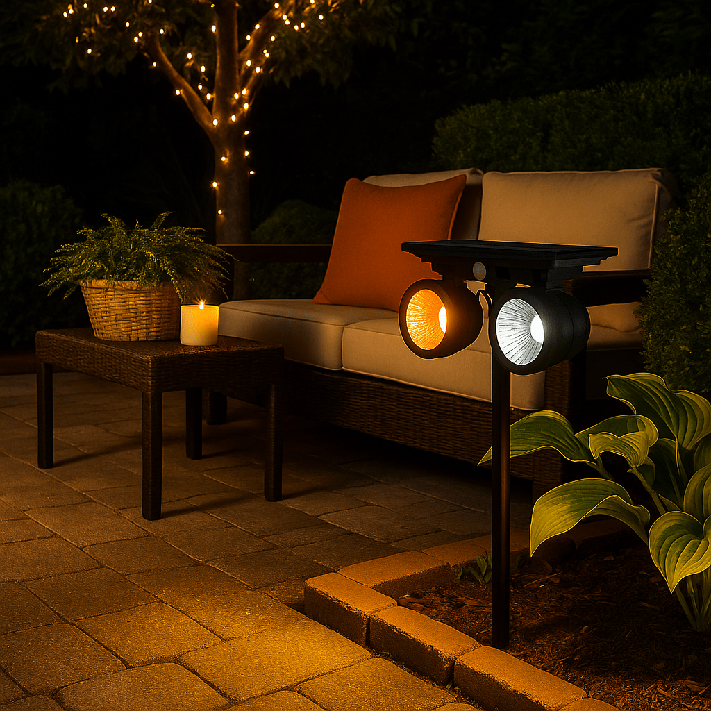Solarni LED Reflektor s Dvije Glave