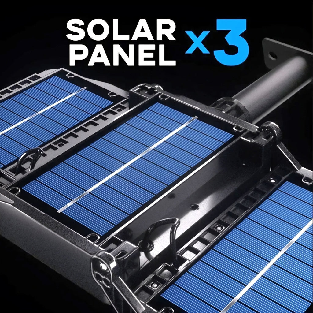 Solarni LED reflektor sa solarnim panelima