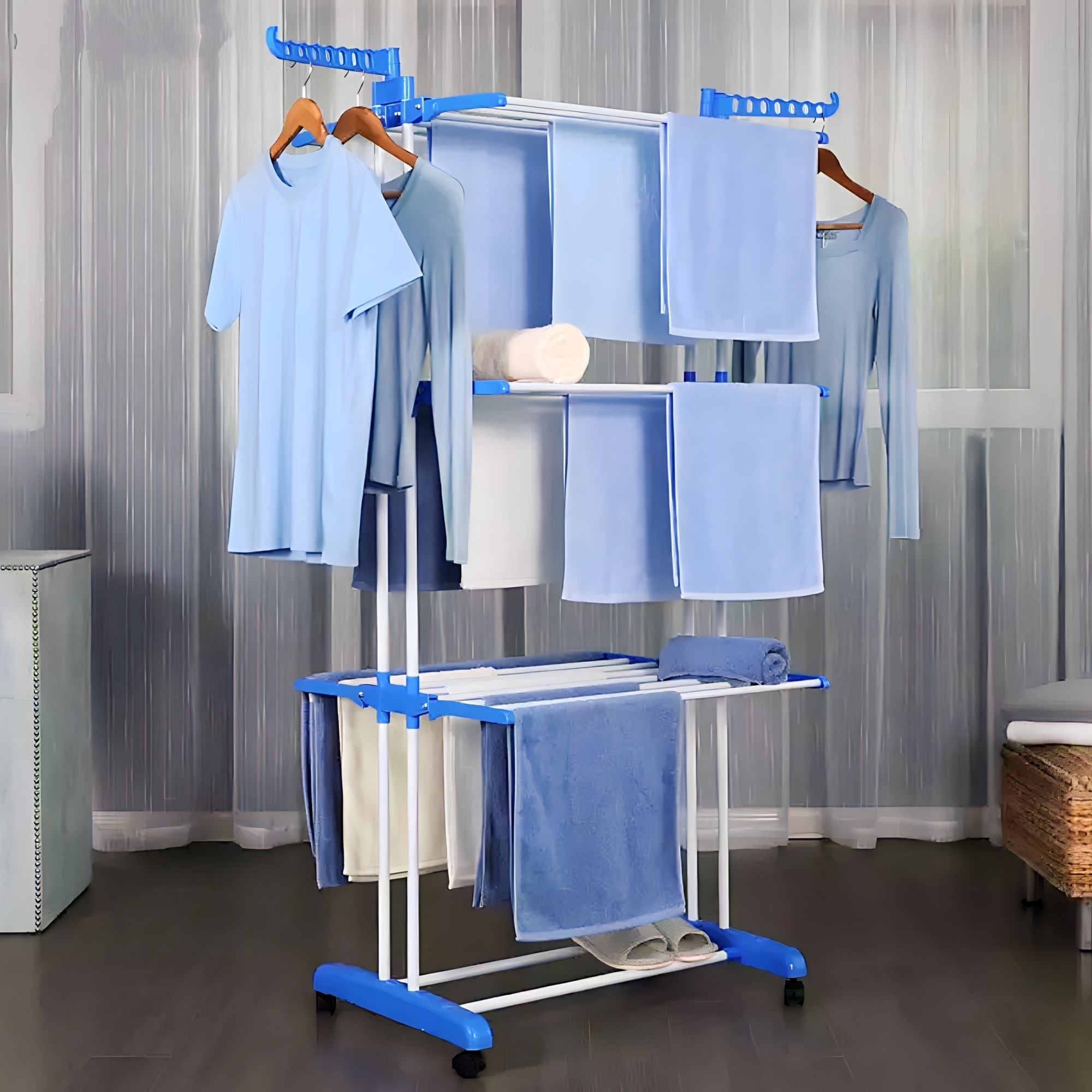 Sušilo za veš na tri etaže