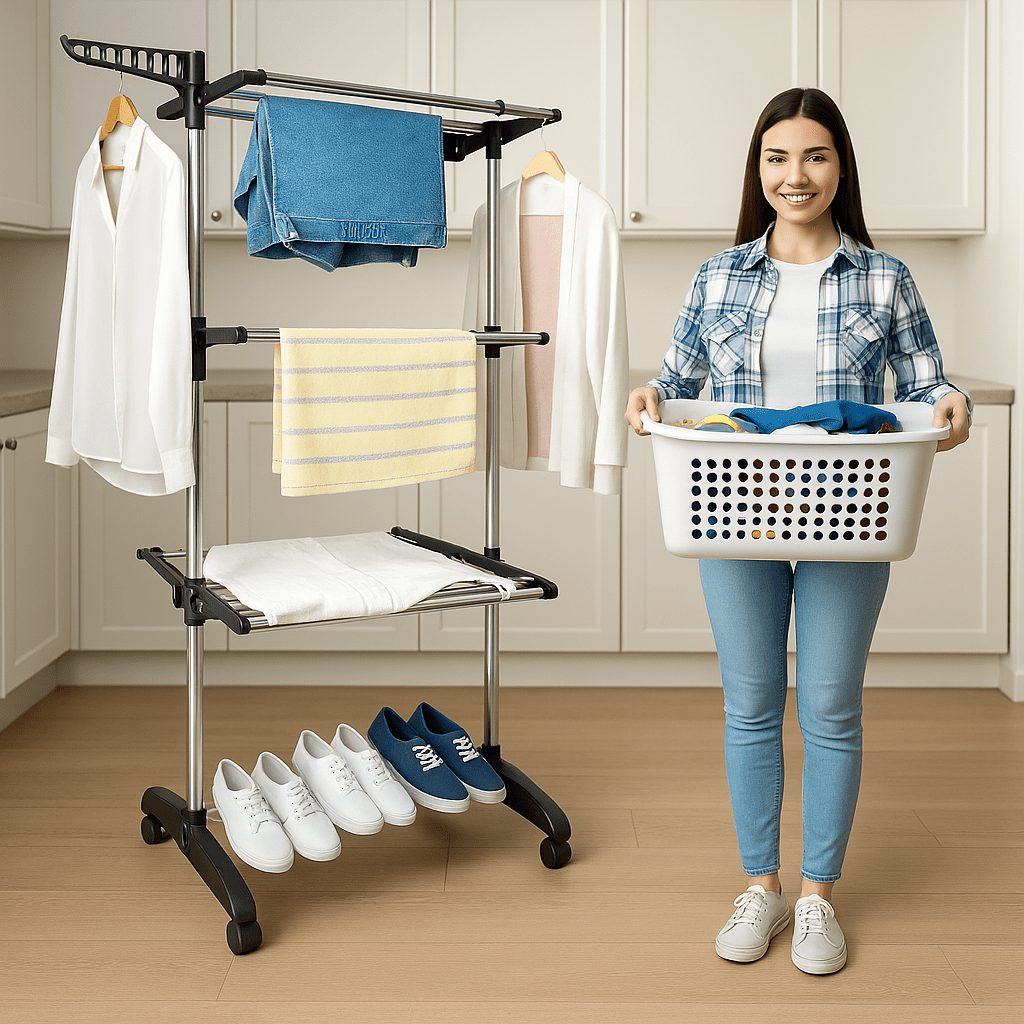 Sušilo za veš na tri etaže