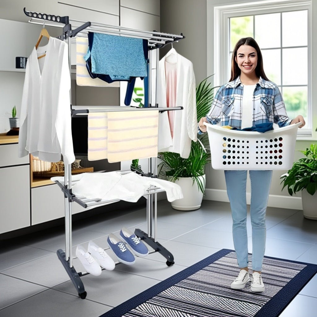 Sušilo za veš na tri etaže