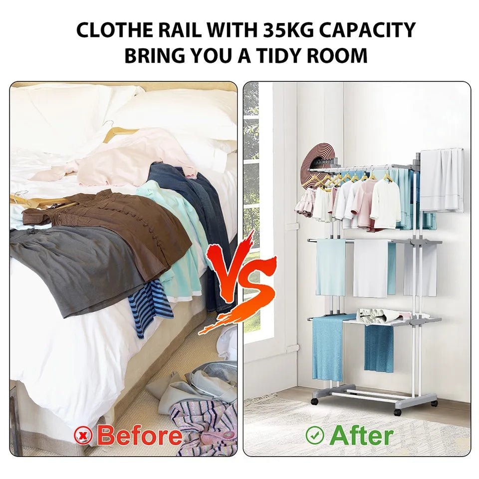 Sušilo za veš na tri etaže